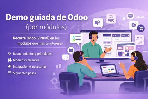 Demo guiada de Odoo (por módulos)